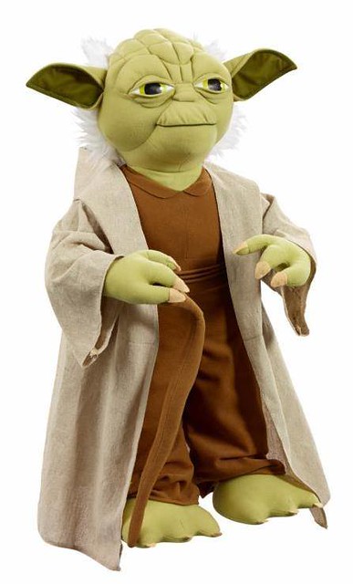 Underground Toys – 1：1 比例 可發聲 Yoda 尤達大師 娃娃