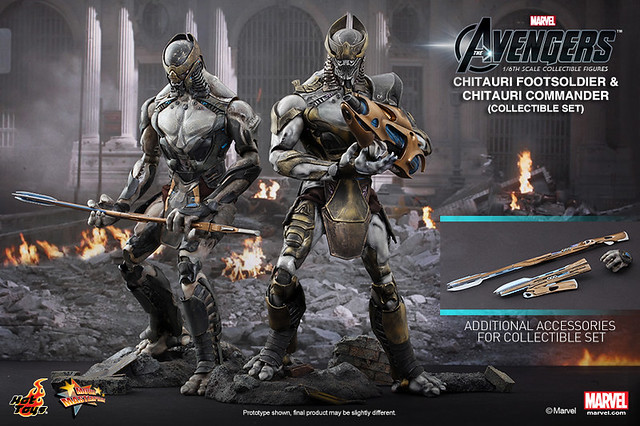 Hot Toys - MMS228 - 復仇者聯盟: 1/6 比例 奇塔瑞軍團組合