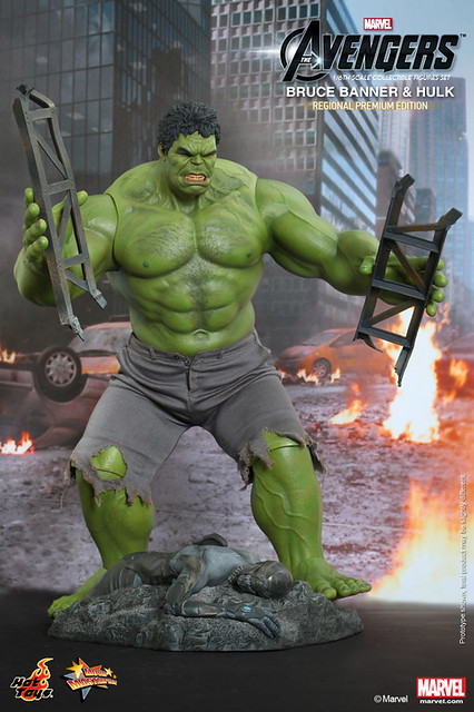 Hot Toys - MMS230 復仇者聯盟：班納博士 & 綠巨人浩克 套裝組合