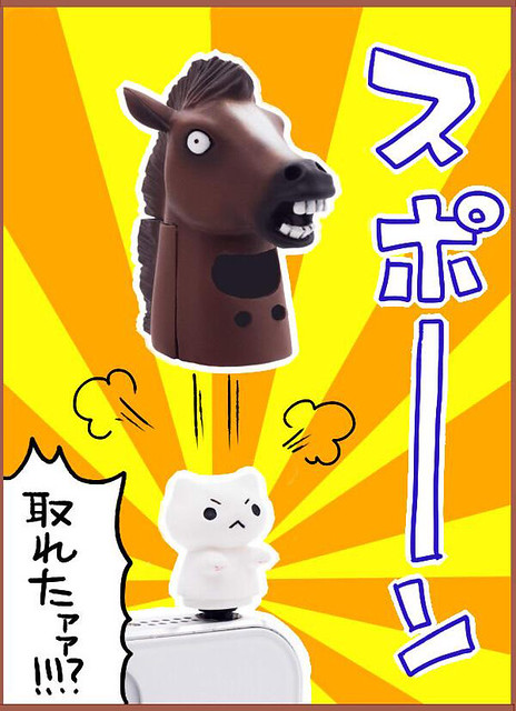 笑點商品研究所 – 貓咪武將耳機塞 超逗的啦～XDD