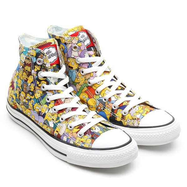 The Simpsons X Converse ALL STAR 聯名鞋款