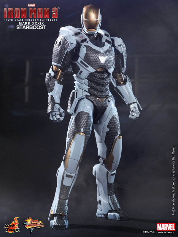 Hot Toys – MMS214 – 鋼鐵人3：鋼鐵人馬克39亞軌道裝甲“Starboost”(Mark XXXIX)