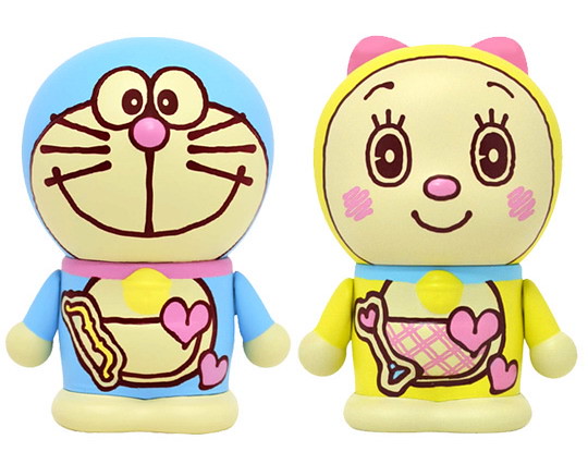 Runa Variarts 100 哆啦A夢 變身公仔 036 & 037 2014 Valentine Set