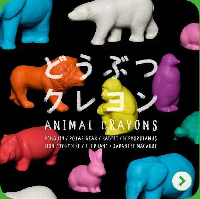「熊貓之穴」超療癒轉蛋新作『動物蠟筆』