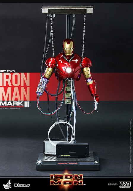 Hot Toys – DS003 – 鋼鐵人: 1/6比例 鋼鐵人馬克3 (建構版)