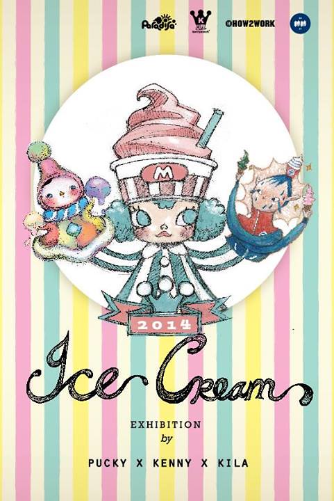 Pucky × Kenny × Kila - “Ice Cream” 三色雪糕 三人聯展 即將登場