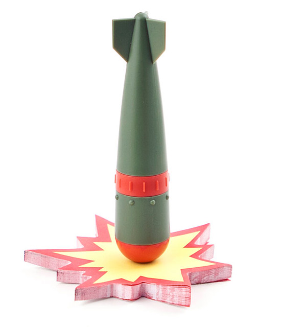 文攻武嚇！炸彈造型文具組推薦！