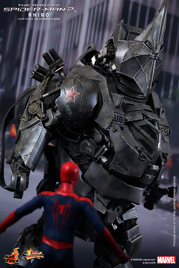 Hot Toys 公佈《蜘蛛人驚奇再起2：電光之戰》犀牛人 Rhino 情報圖