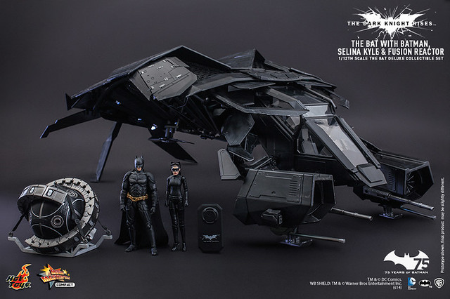 追加貓女、中子炸彈！Hot Toys MMSC02 1/12 比例蝙蝠戰機組 豪華版