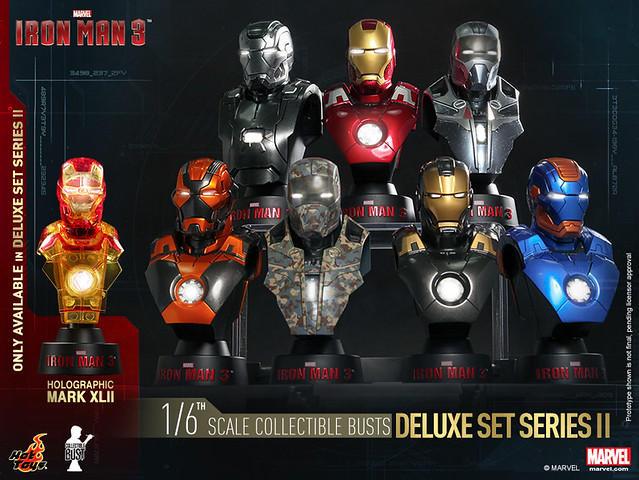 Hot Toys – 鋼鐵人3 1/6 比例胸像系列第二波公開！～