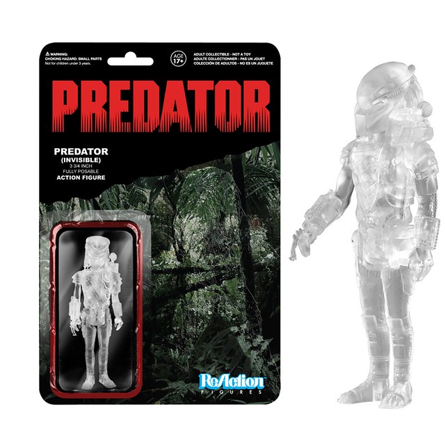 FUNKO X SUPER7 ReAction 系列【終極戰士】Predator 3.75吋 吊卡作品