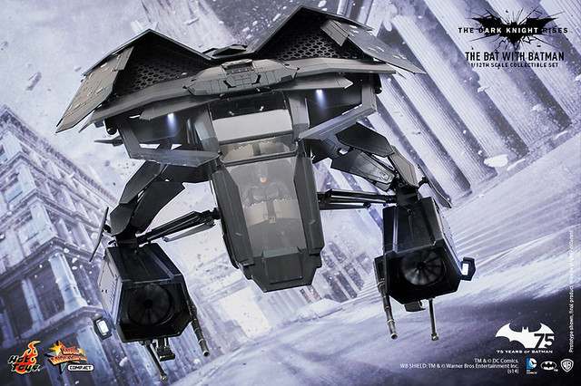嶄新的1/12 系列登場！Hot Toys MMSC01 1/12 比例蝙蝠戰機組