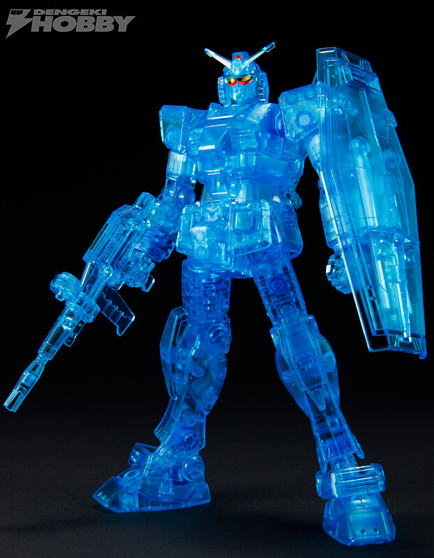 超激限定品「HG RX-78-2 鋼彈 Ver.G30th 電擊HOBBY雜誌 透明藍Ver.」
