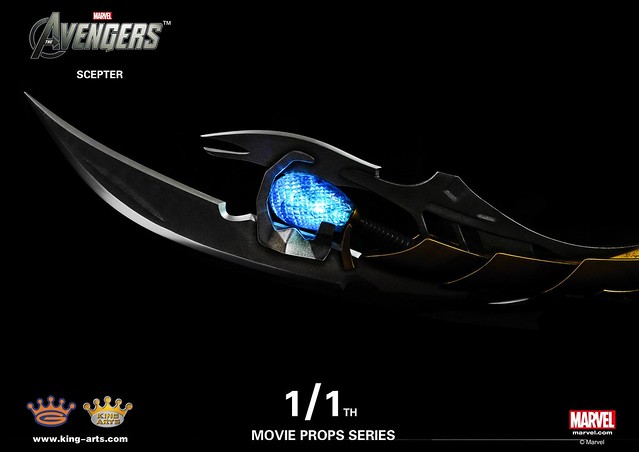King Arts - 1/1電影道具系列 洛基 奇塔瑞權杖(Chitauri scepter)