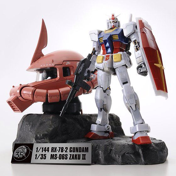 機動戰士鋼彈35th RX-78-2＆夏亞專用薩克（プレミアムVer.）
