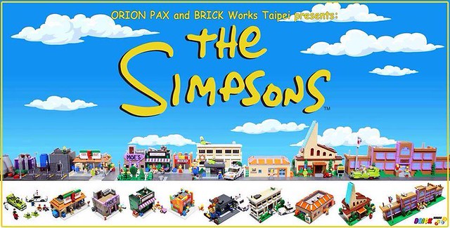 Simpsons Springville 樂高辛普森小鎮 展覽