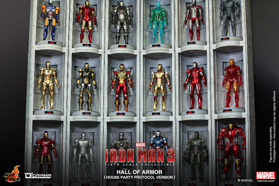 Hot Toys – DS002 – 鋼鐵人【家庭狂歡派對協定版本格納庫】1/6 比例 Hall of Armor House Party Protocol Version