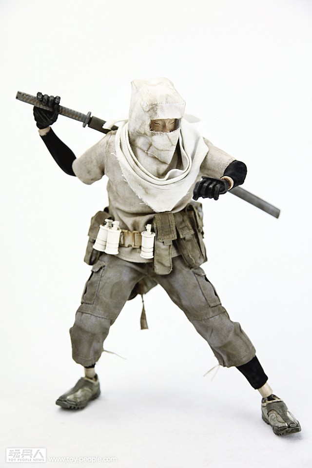ゲームキャラクター ThreeA 1/6 ICHIHITO UNDERVERSE NINJA TK 3a toys threea ICHIHITO UNDERVERSE NINJA TK白忍者日本欣賞