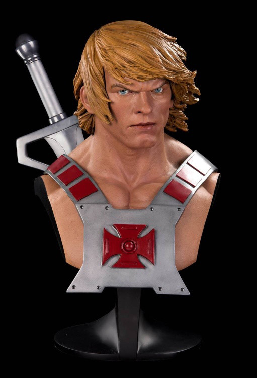 【追加限定版情報！】太空超人 HE-MAN 1:1尺寸的胸像收藏