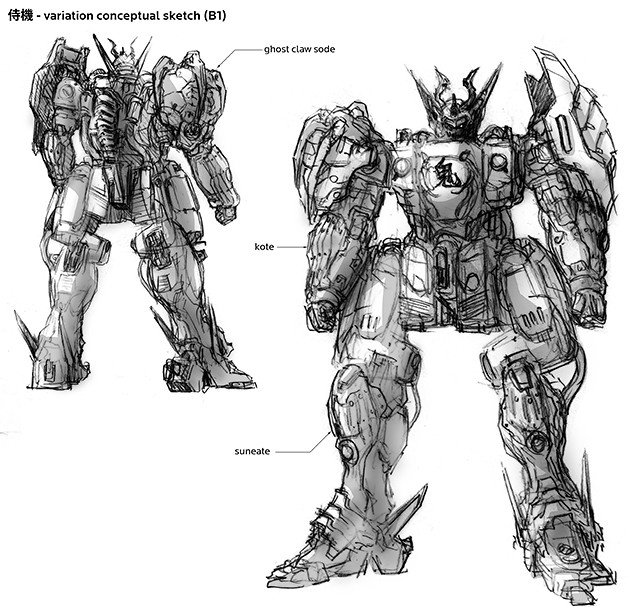 極機密資料！BANDAI × threezero《重甲侍鬼》珍貴的開發草圖曝光！