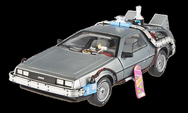 Mattel Hot Wheels Elite - 《回到未來2》時光車 with Mr. Fusion.
