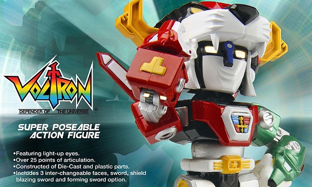 TOYNAMI - 五獅合體《聖戰士 Voltron》30 週年紀念Q 版可動玩偶