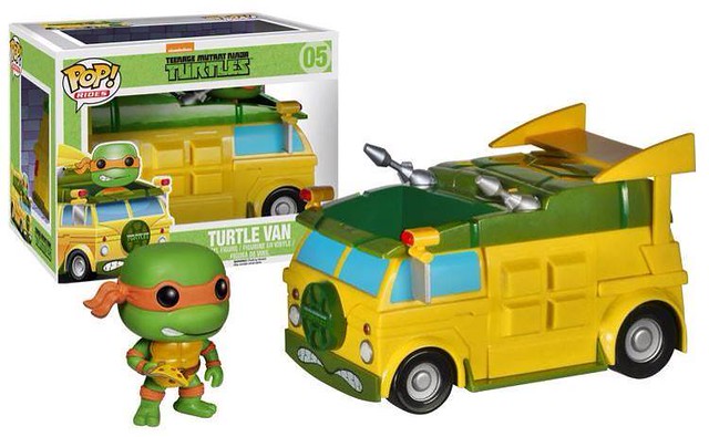 FUNKO RIDES 系列【忍者龜】TMNT TURTLE VAN 比薩車 