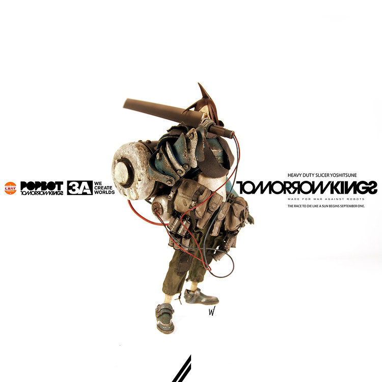 その他 threeA 3A SEVEN BONES SLICER YARO 1/6 Seven Bones TK Slicer Kureiji Yaro by Ashley Wood (one sixth