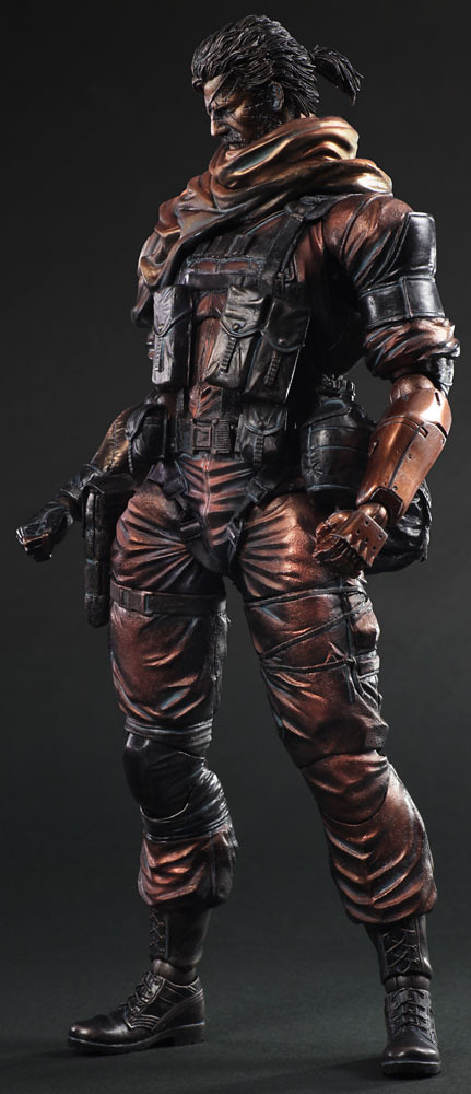 PlayArts 改 – 《潛龍諜影 V：幻痛》毒蛇(ヴェノム・スネーク)銅像配色版