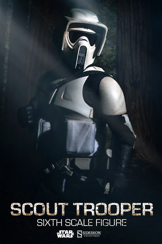 Sideshow - 1/6 比例《星際大戰6部曲：絕地大反攻》帝國斥侯兵 & 無重力機車