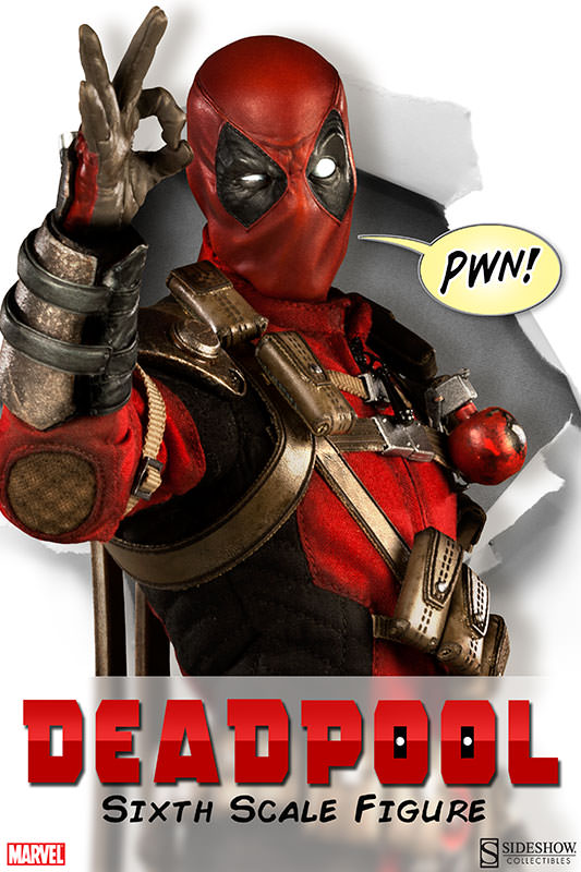 爆笑、歡樂又嘴炮的超級英雄「死侍 Deadpool」Sideshow 1/6 比例登場！
