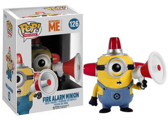 FUNKO POP! MOVIES 系列【神偷奶爸 2】Despicable Me 2 消防鈴 vs. 夏威夷 黃色小小兵