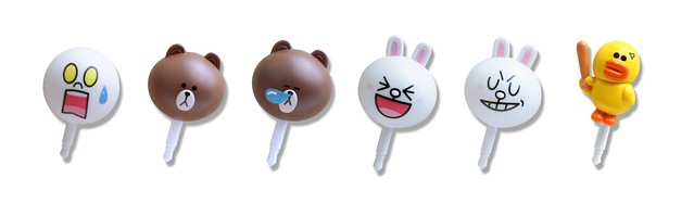 知名造型公司「研達國際」推出超值「LINE FRIENDS 耳機塞」