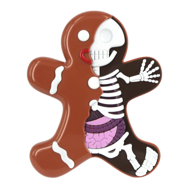 Mighty Jaxx X Jason Freeny【半剖薑餅人】聖誕快樂前哨戰！！Dissected Gingerbread Man