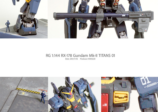 【玩具人’Kw Wang’投稿】 《RG 1:144 Gundam RX-178 TITANS MKII 黑馬克 》