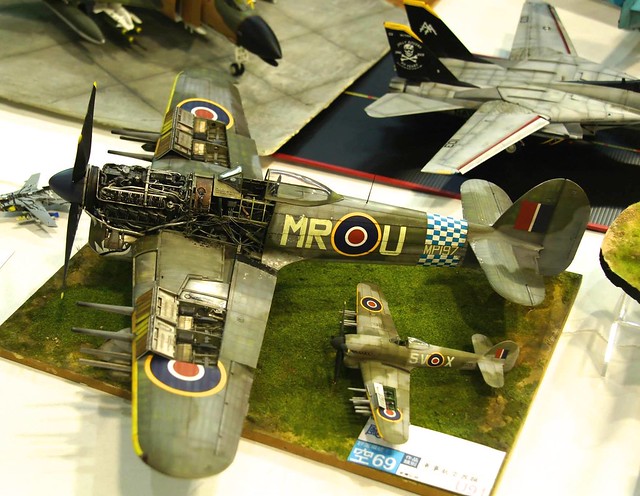 【玩具人’方丈’投稿】AIRFIX 1/24 HAWKER TYPHOON Mk.IB模型分享～