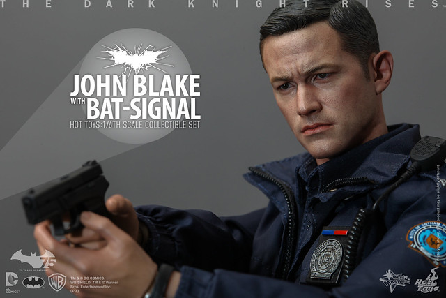 Hot Toys – MMS274 – 《黑暗騎士：黎明昇起》1/6比例 約翰‧布萊克 & 蝙蝠探照燈 套裝組合