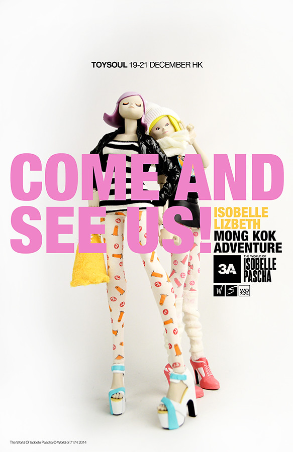 threeA – The World of Isobelle Pascha【Isobelle & Lizbeth】旺角女郎 TOYSOUL 限定販售