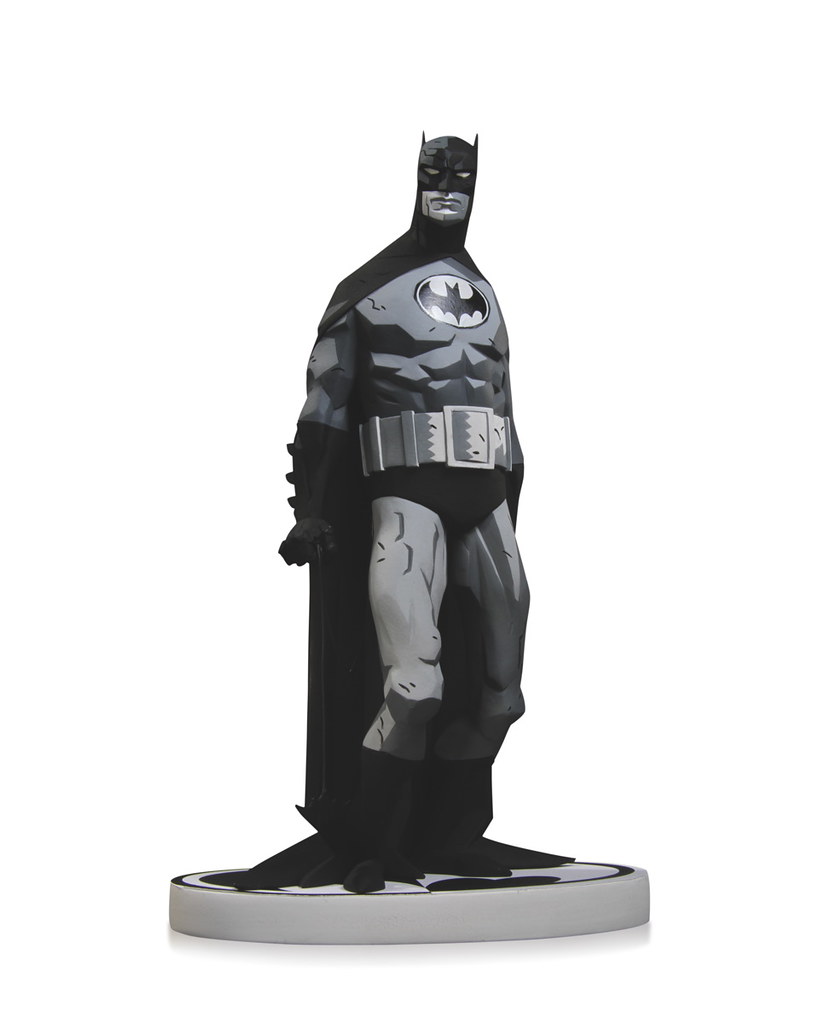 mike mignola batman black and white statue