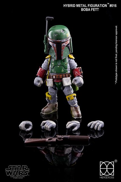HEROCROSS – 星際大戰【波巴‧費特】Hybrid Metal Figuration 系列 #016 Boba Fett