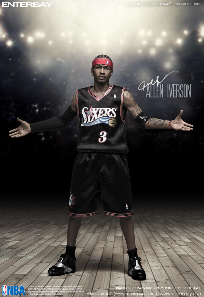 ENTERBAY【艾倫·艾佛森】Allen Iverson 1/6 比例 REAL MASTERPIECE NBA 系列