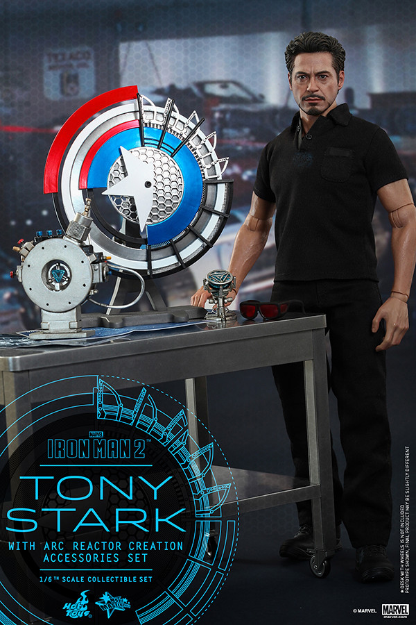 Hot Toys - MMS273 - 《鋼鐵人2》1/6比例 東尼・史塔克(弧形反應爐建構 Ver.)