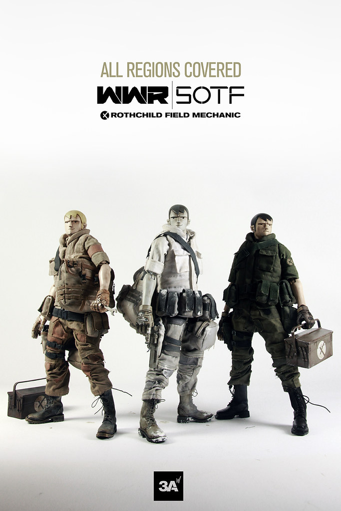 【官圖與販售消息更新】threeA –【Rothchild Field Mechanic】WWR SOTF 系列 1/6 比例 羅斯柴爾德機械工