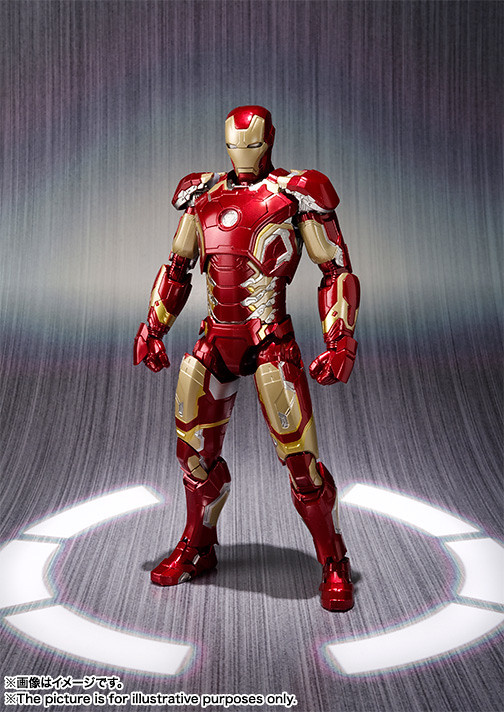 日本搶先公開！S.H.Figuarts 《復仇者聯盟2:奧創紀元》鋼鐵人馬克43 