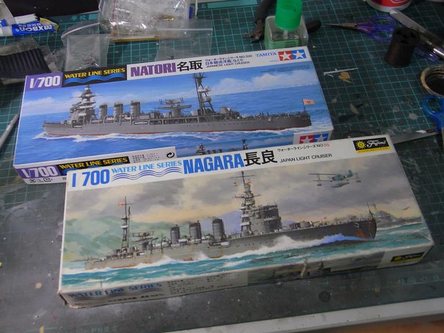 【玩具人’詹波’投稿】1/700 長良與名取雙艦組模型製作分享