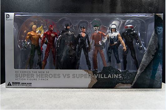 【玩具人胖胖投稿】DC Collectibles New 52 反派七人包系列和紐約街頭場景