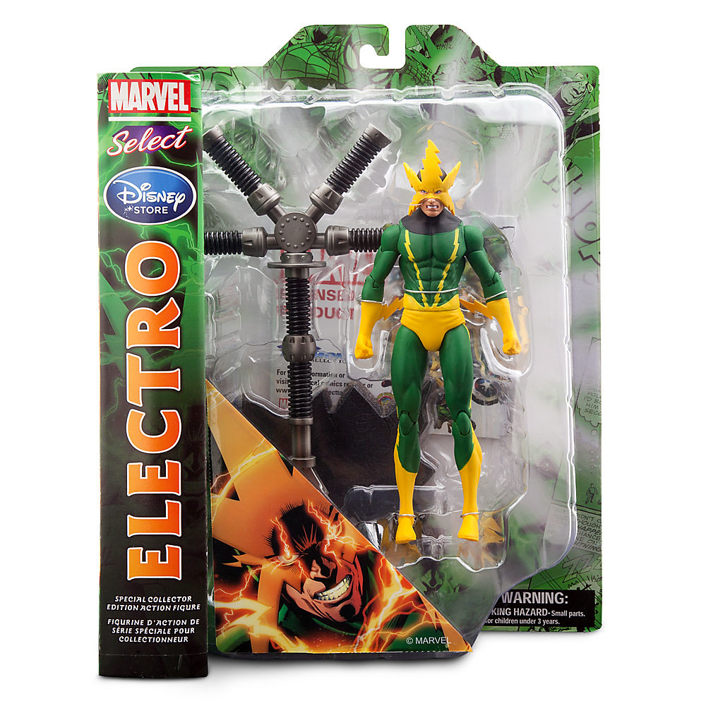 Marvel Select【電光人 Electro】漫畫版 迪士尼商店限定 電流來襲