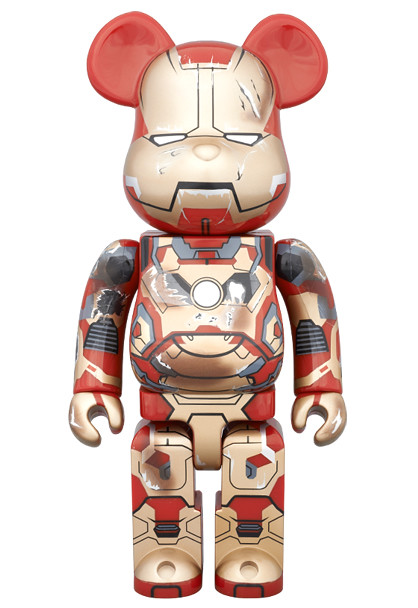 BE@RBRICK【鋼鐵人馬克42 戰損版】MARK XLII 2015 (冬) Wonder