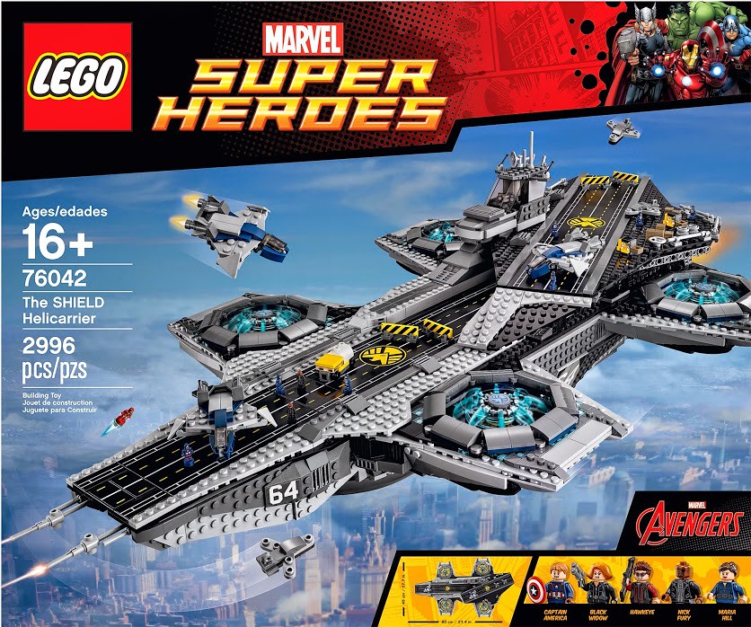 LEGO® 76042 MARVEL SUPER HEROES 系列【神盾局空中航空母艦總部】The SHIELD Helicarrier