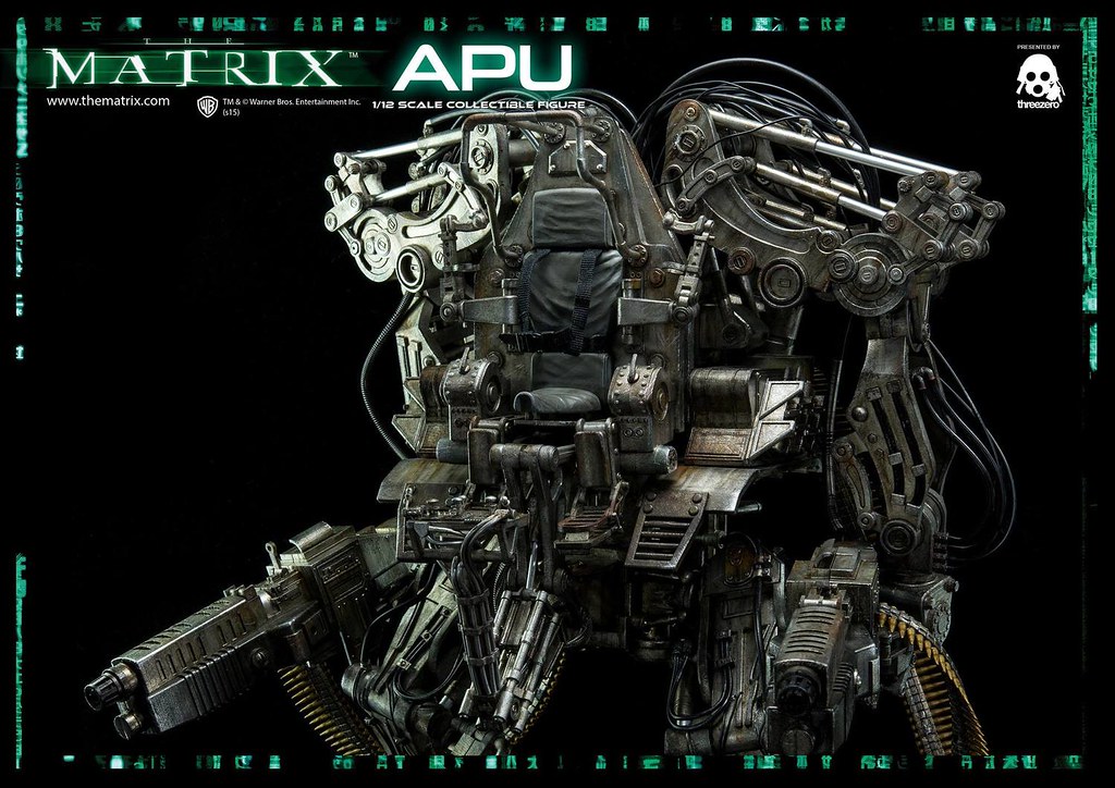 threezero 駭客任務完結篇：最後戰役【APU 戰鬥機器】1/12 比例Matrix